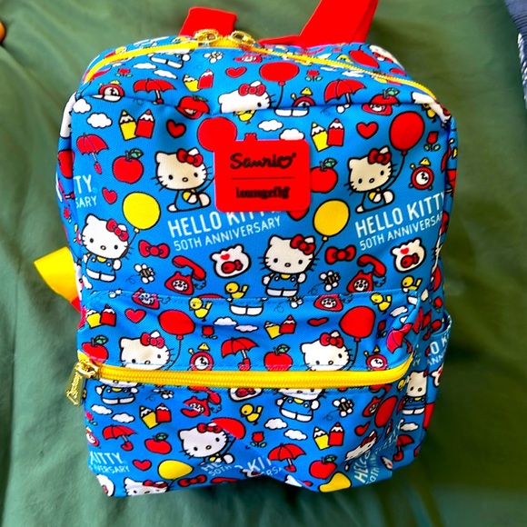 Loungefly Hello Kitty 50th Anniversary Mini Backpack - Picture 1 of 6